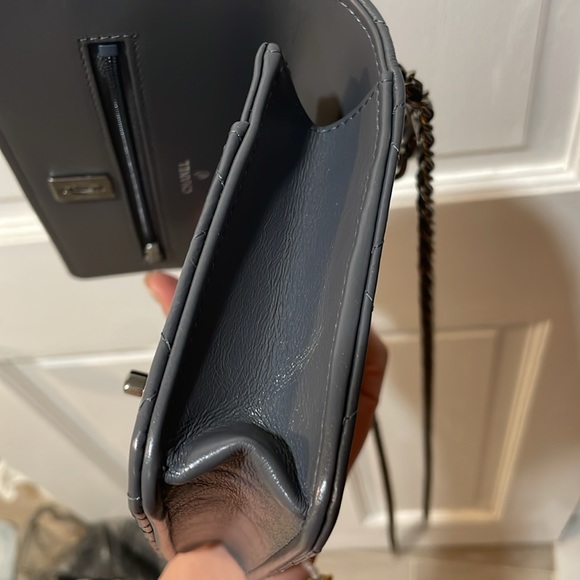 Chanel grey WOC with handle - Picture 11 of 15